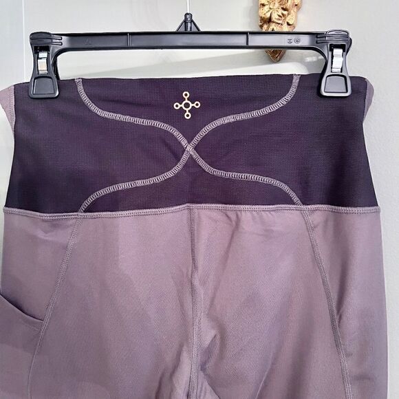 NWT Women's Tommie Copper Lower Back Support Leggings Gray Black Size LARGE - Picture 5 of 7